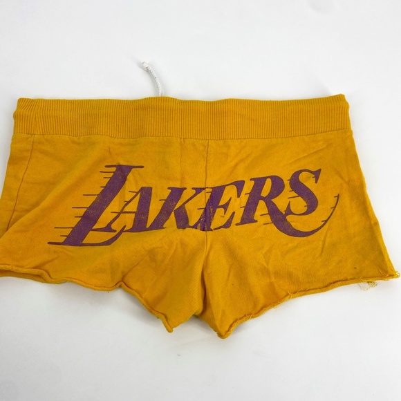 Pre-Owned LA Lakers NBA Hardwood Classics Shorts | Size L | 100% Cotton | - Picture 1 of 5
